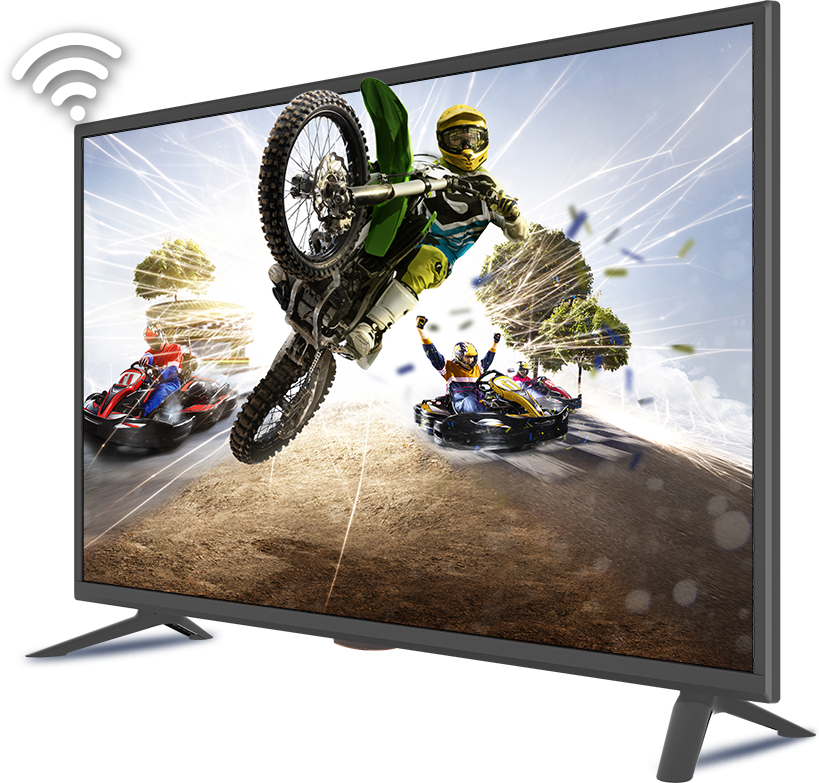 Intex Led-sh3204 With Miracast Feature - Dirt Bike Collage, HD Png Download PNG image with a transparent background, free high-resolution download