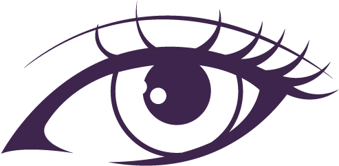 Eye Makeup Art Silhouette PNG with transparent background