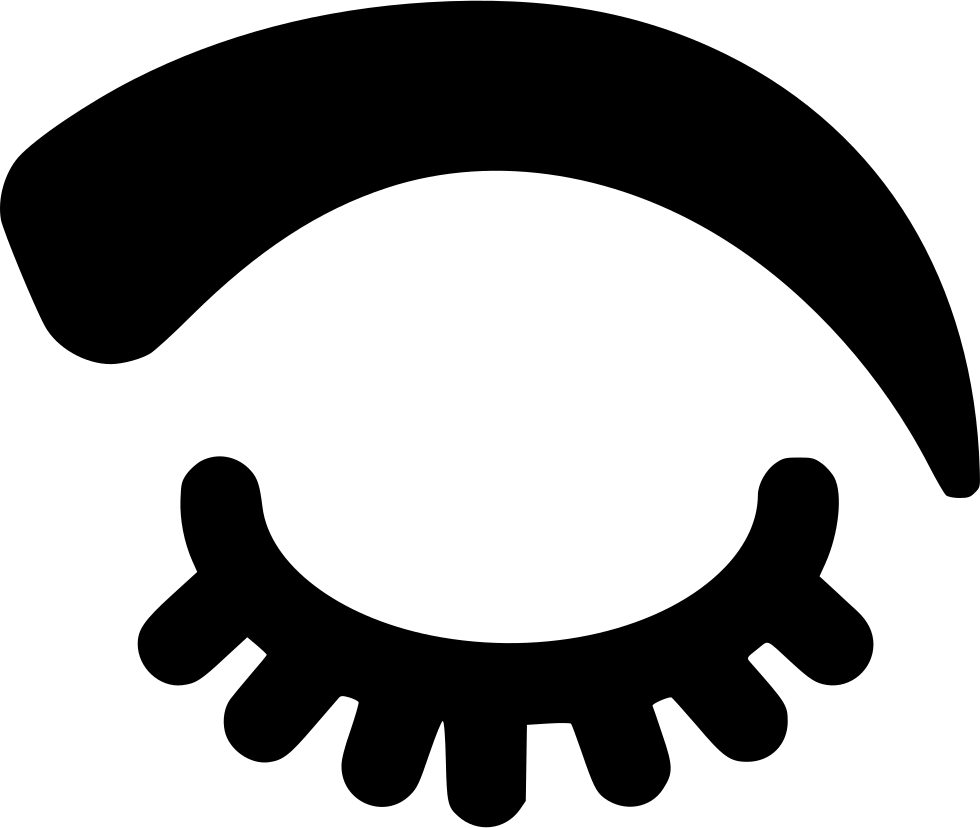 Eyebrowand Eyelashes Icon PNG with transparent background