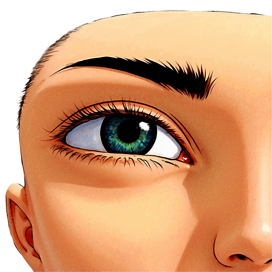 Eyebrows Anime Eyes Png Mut36