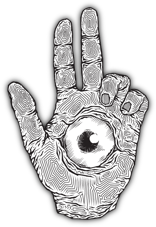 Eyein Palm Illustration PNG with transparent background
