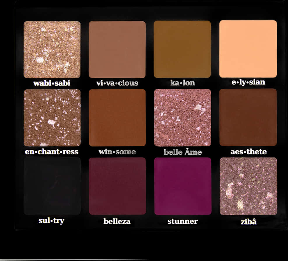 Eyeshadow Palette Variety Colors