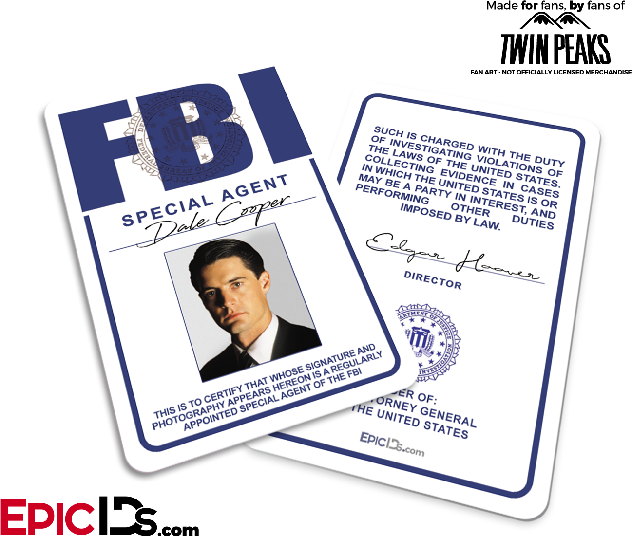 F B I Special Agent I D Cards