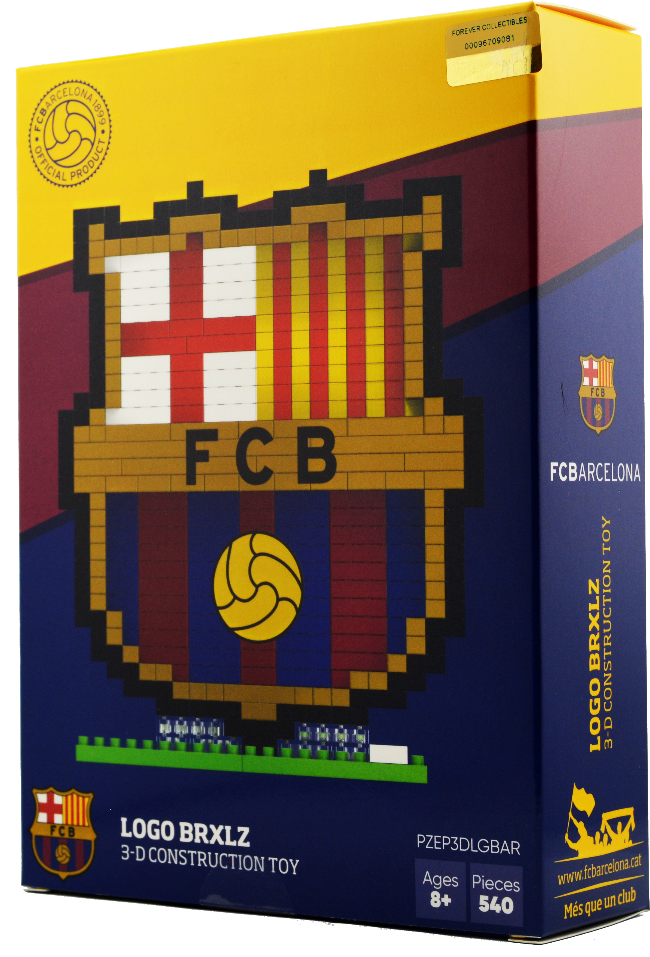 F C Barcelona3 D Construction Toy Box