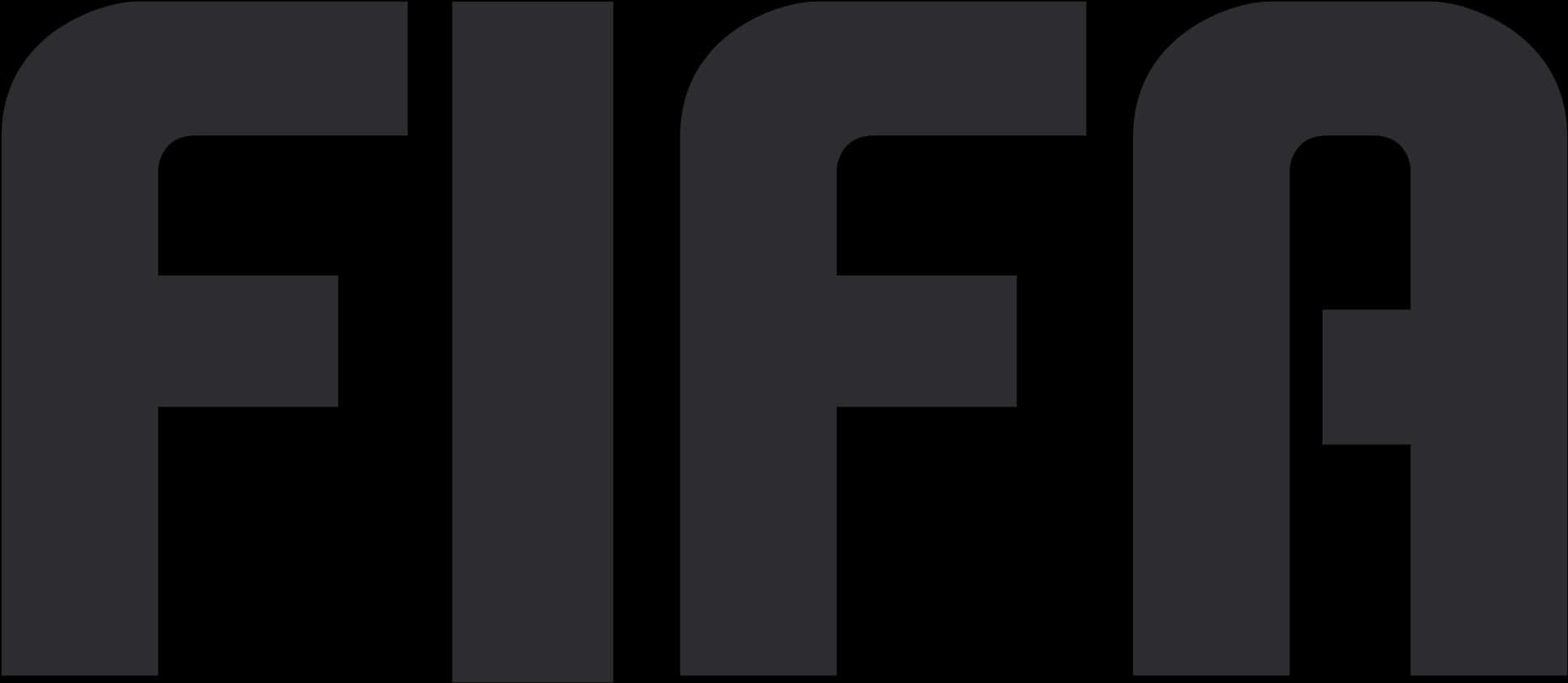 F I F A Logo Blackand White