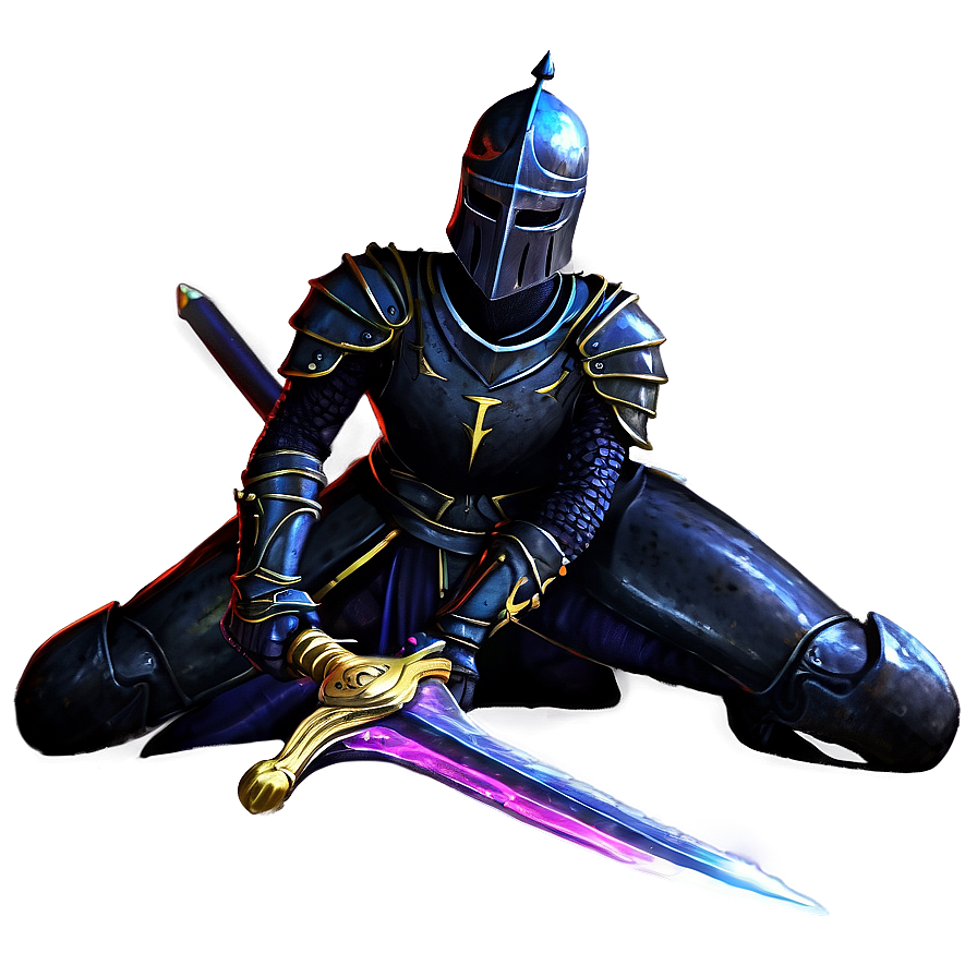 Fabled Black Knight Png 06272024