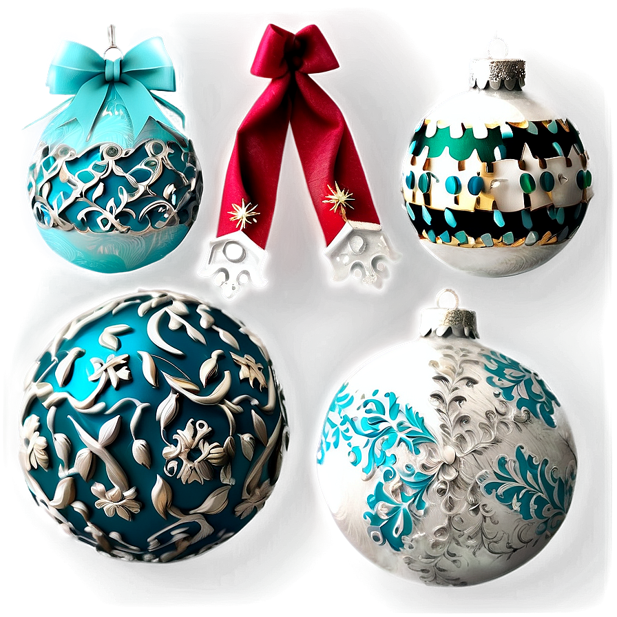 Fabric Christmas Ornaments Png Xbw63