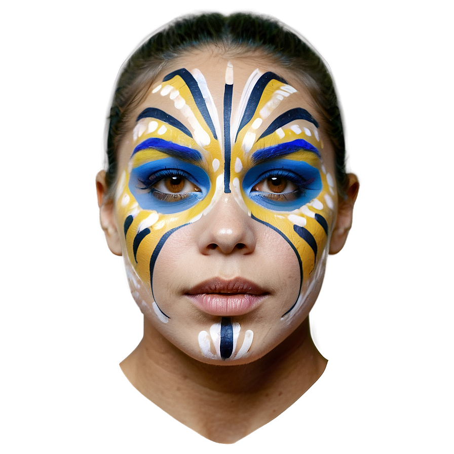 Face Paint Design Png 56