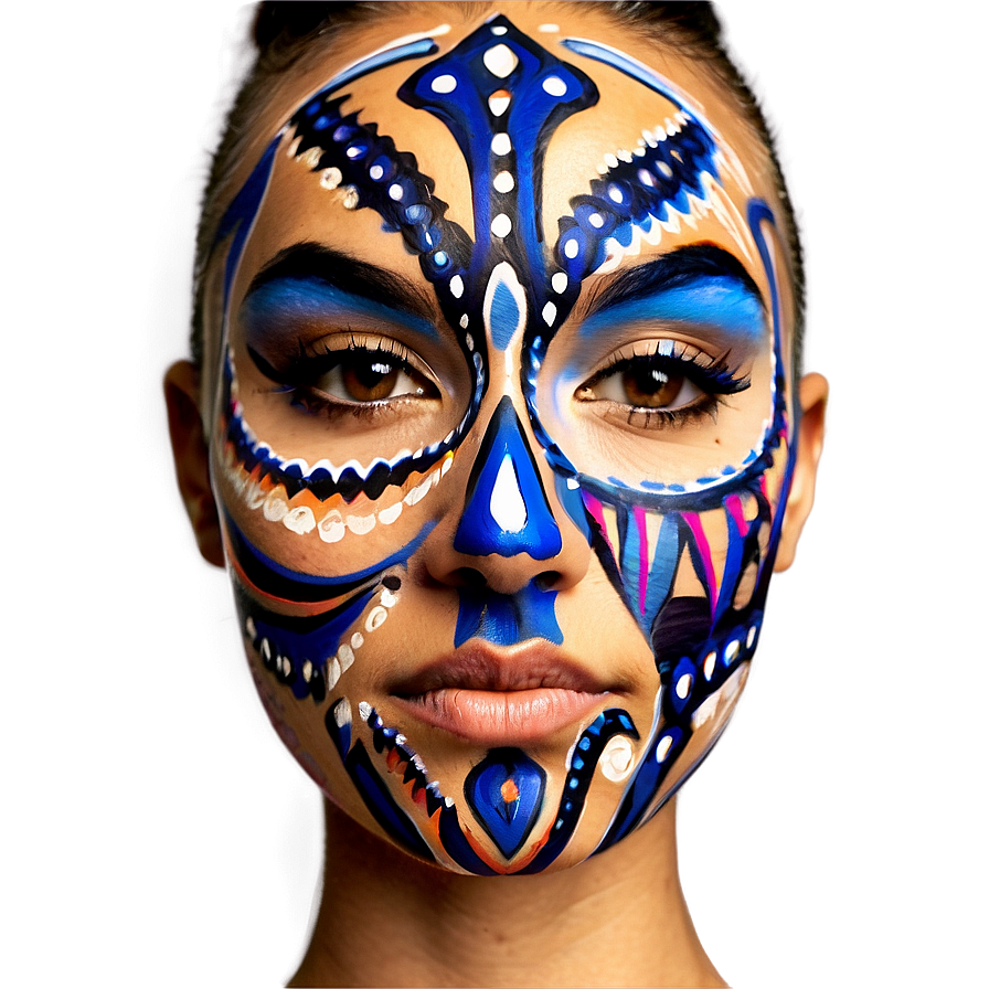 Face Paint Design Png Hqc