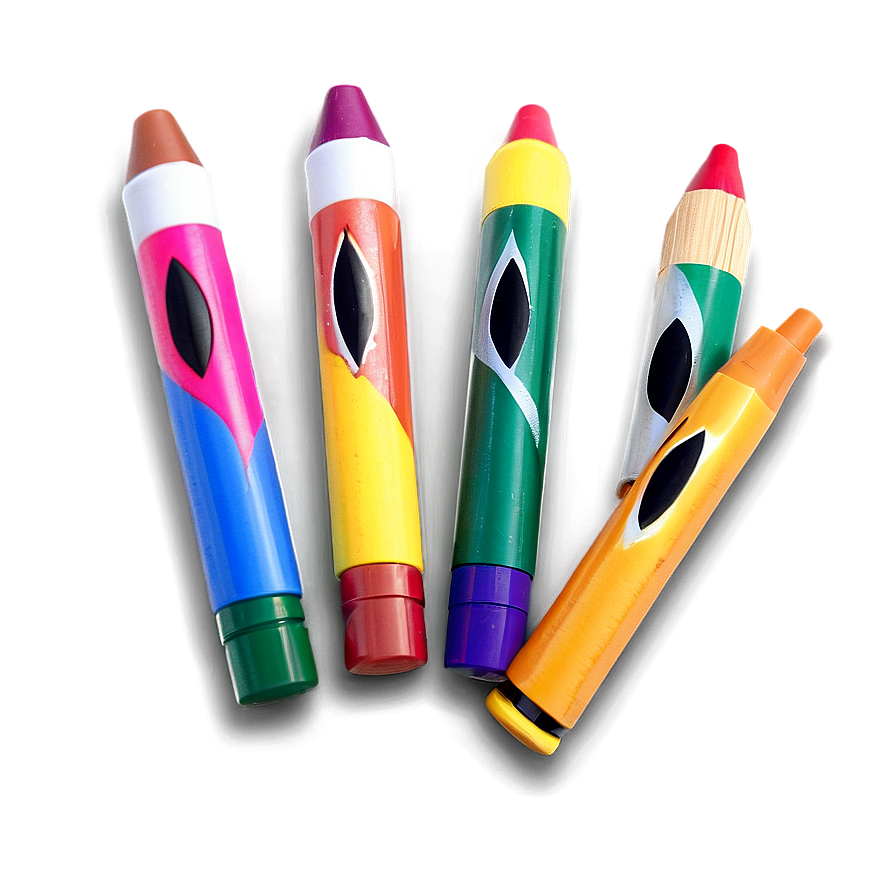 Face Painting Crayons Png 05252024