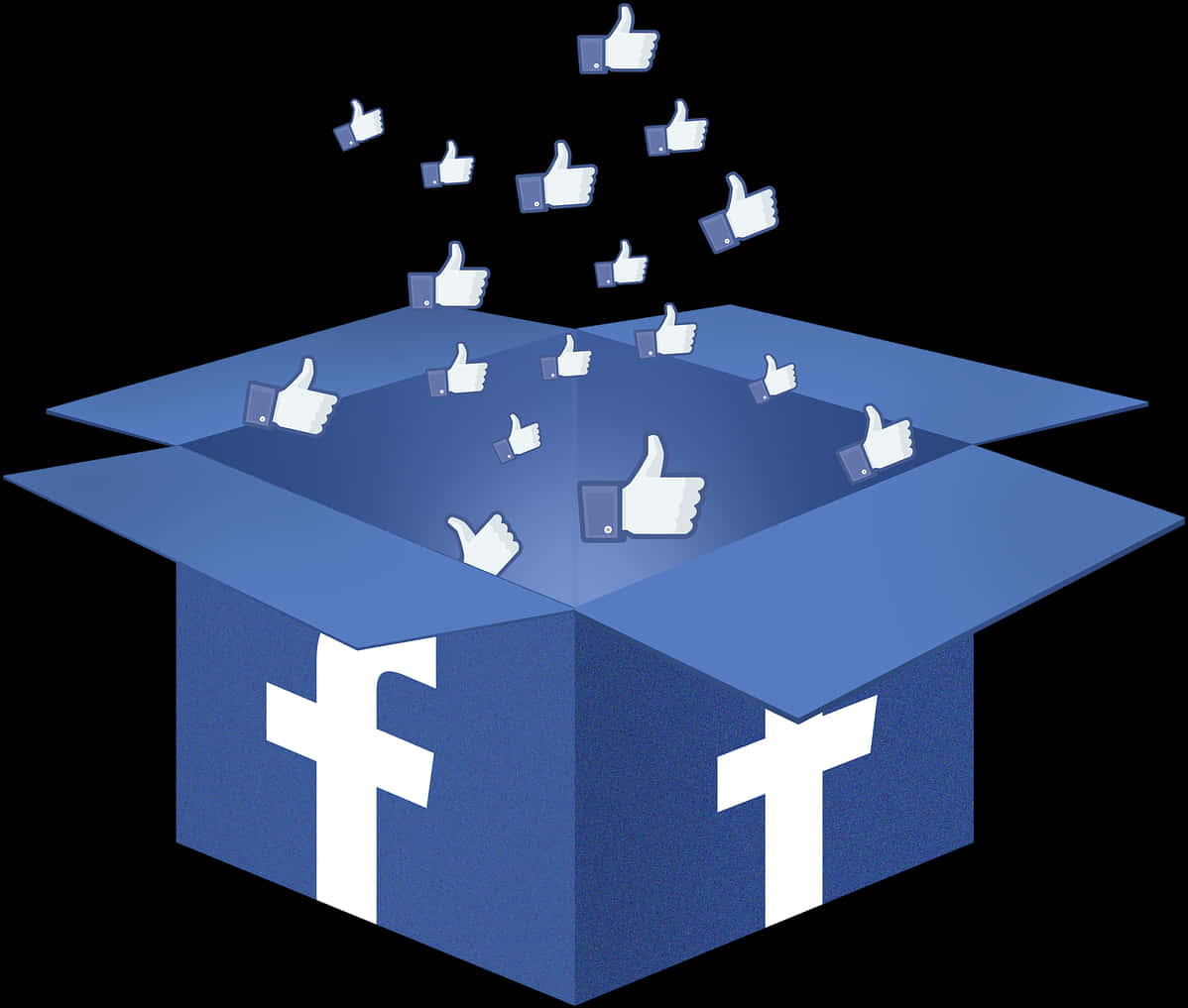 Facebook Likes Exploding From Box