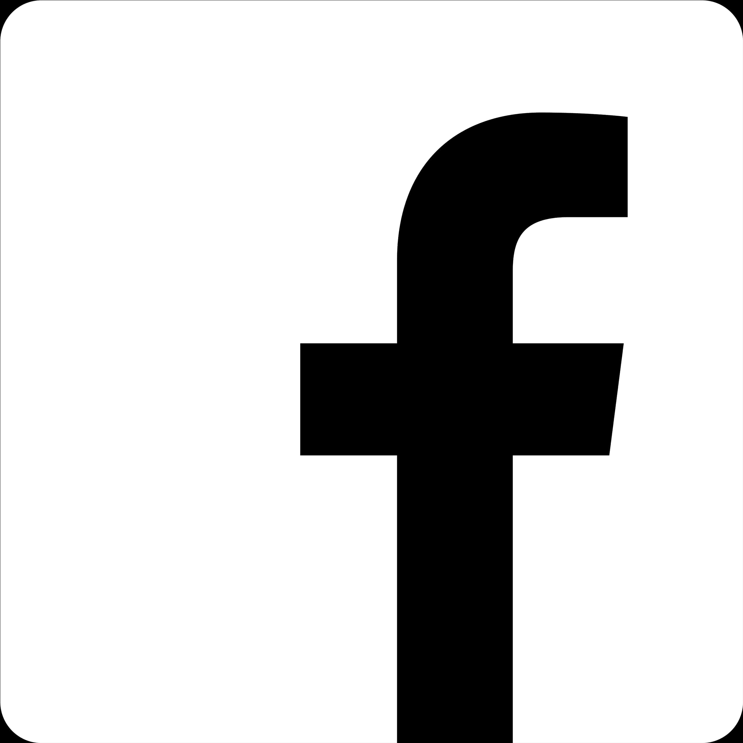 Facebook Logo Blackand White