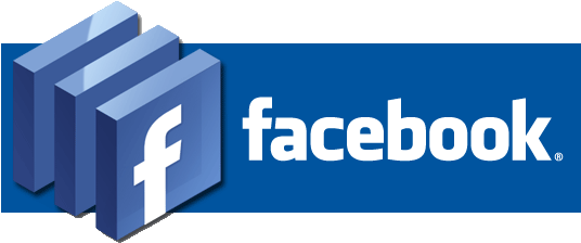 Facebook Logo3 D Effect PNG with transparent background