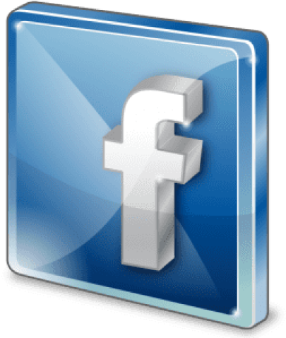 Facebook Logo3 D Icon PNG with transparent background