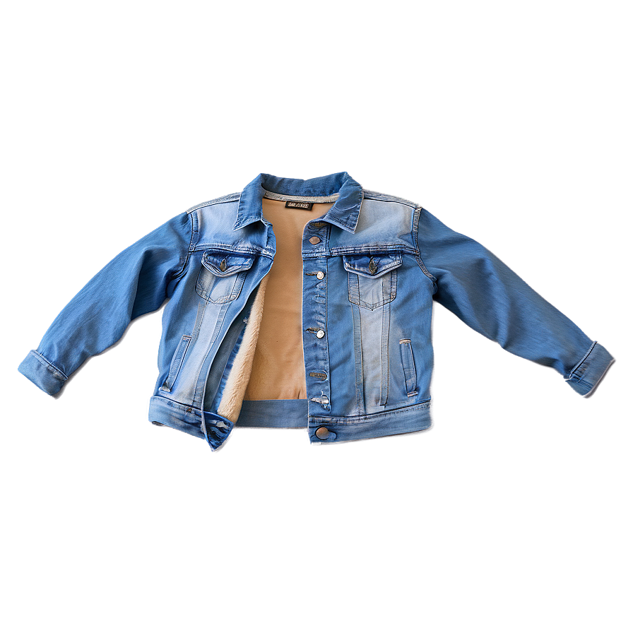 Faded Blue Jean Jacket Png 31