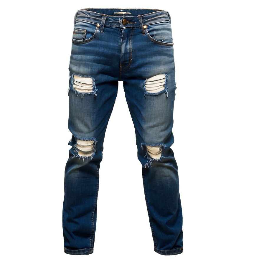 Faded Jeans With Holes Png 77