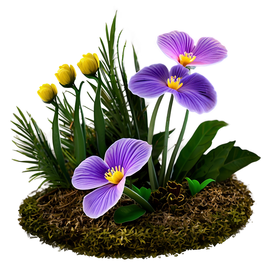 Fairy Garden Flowers Png 04292024