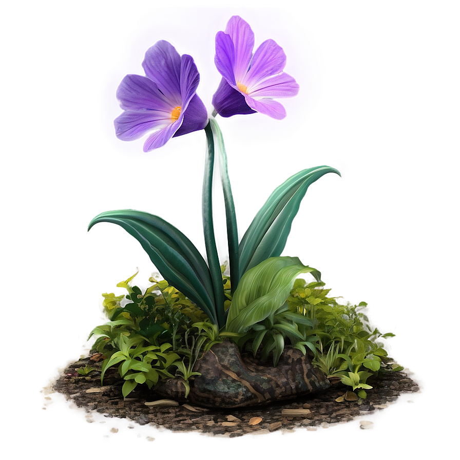 Fairy Garden Flowers Png Avq37