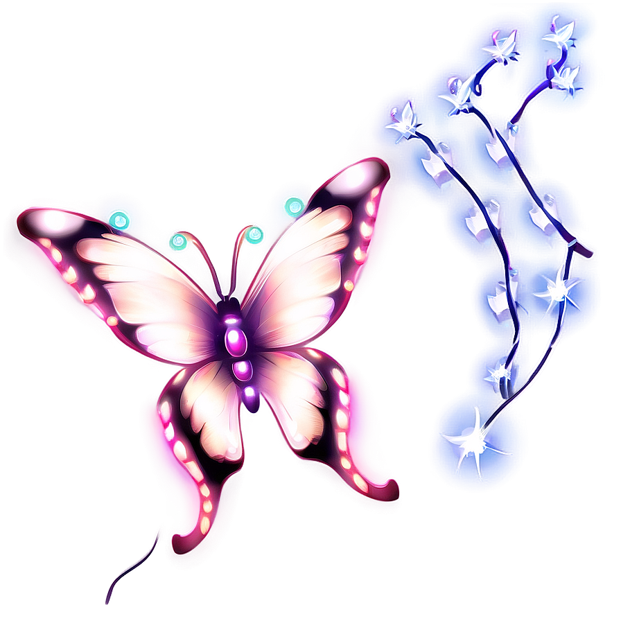 Fairy Light Butterfly Png Twq