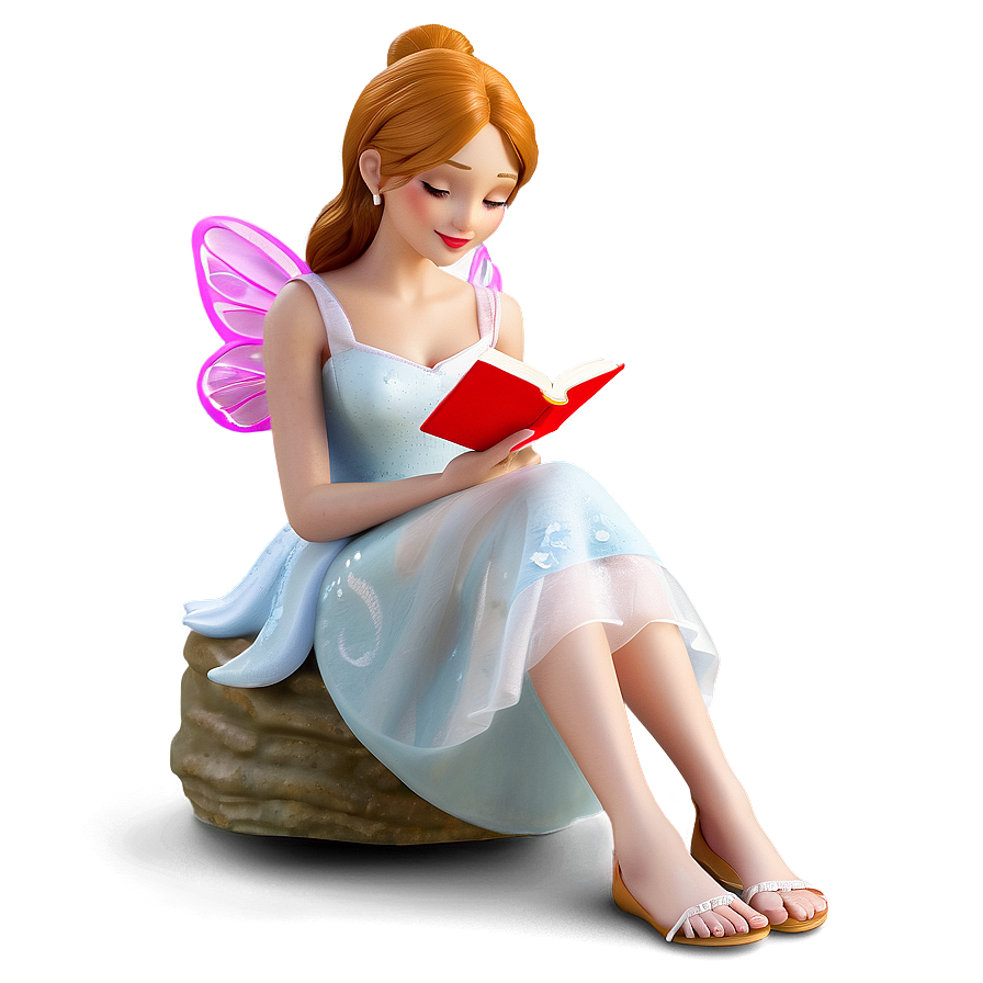 Fairy Reading A Book Png 63