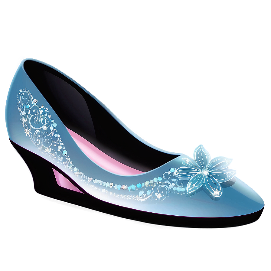 Fairy Tale Glass Slipper Illustration Png 4