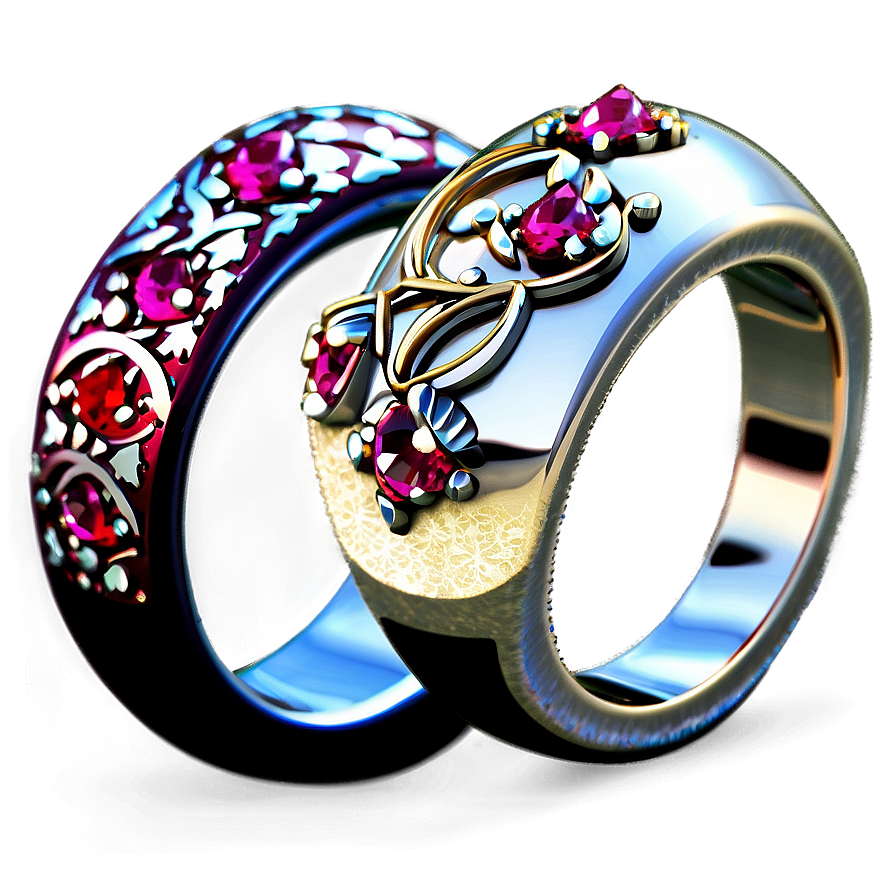 Fairy Tale Inspired Rings PNG 06122024 PNG with transparent background