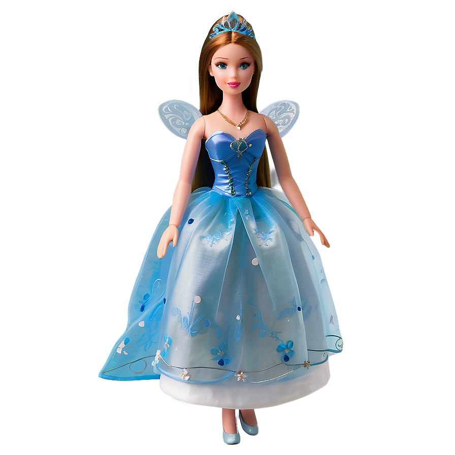 Fairy Tale Princess Doll PNG wmh PNG with transparent background