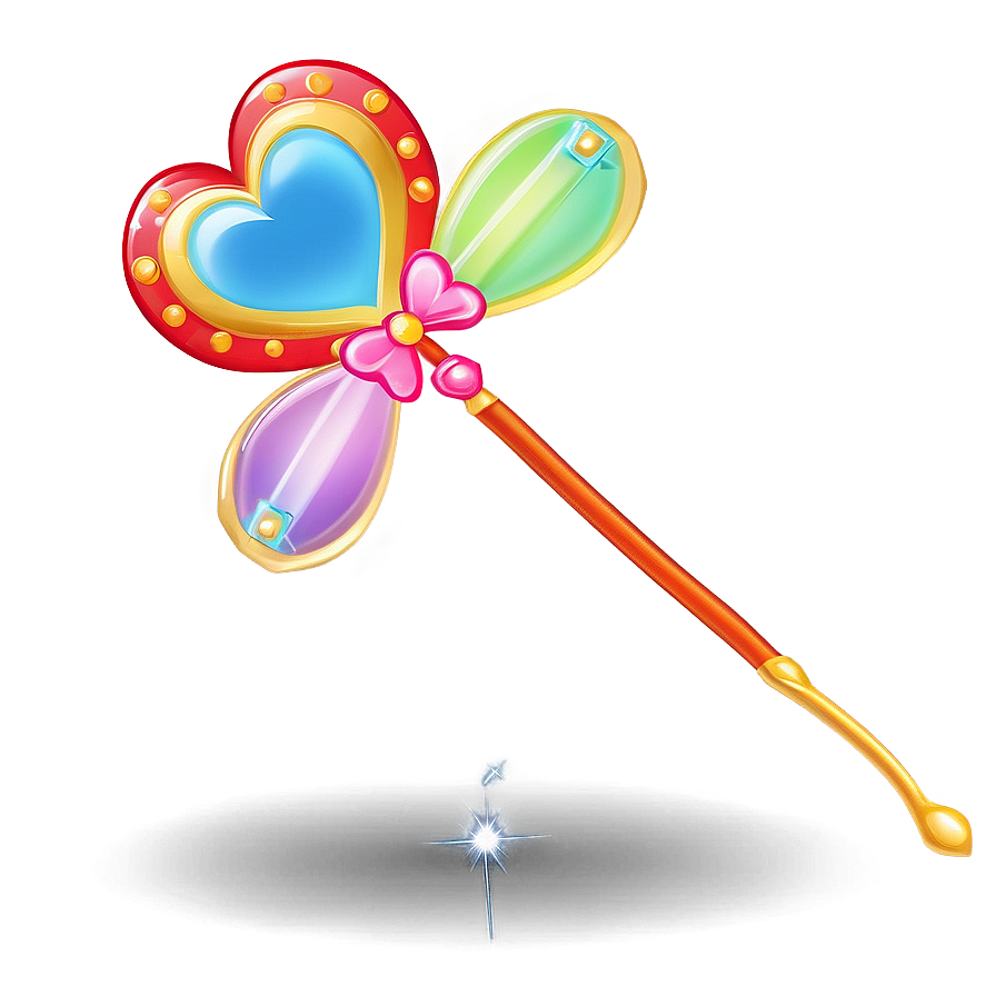 Fairy Wand With Heart Png 75