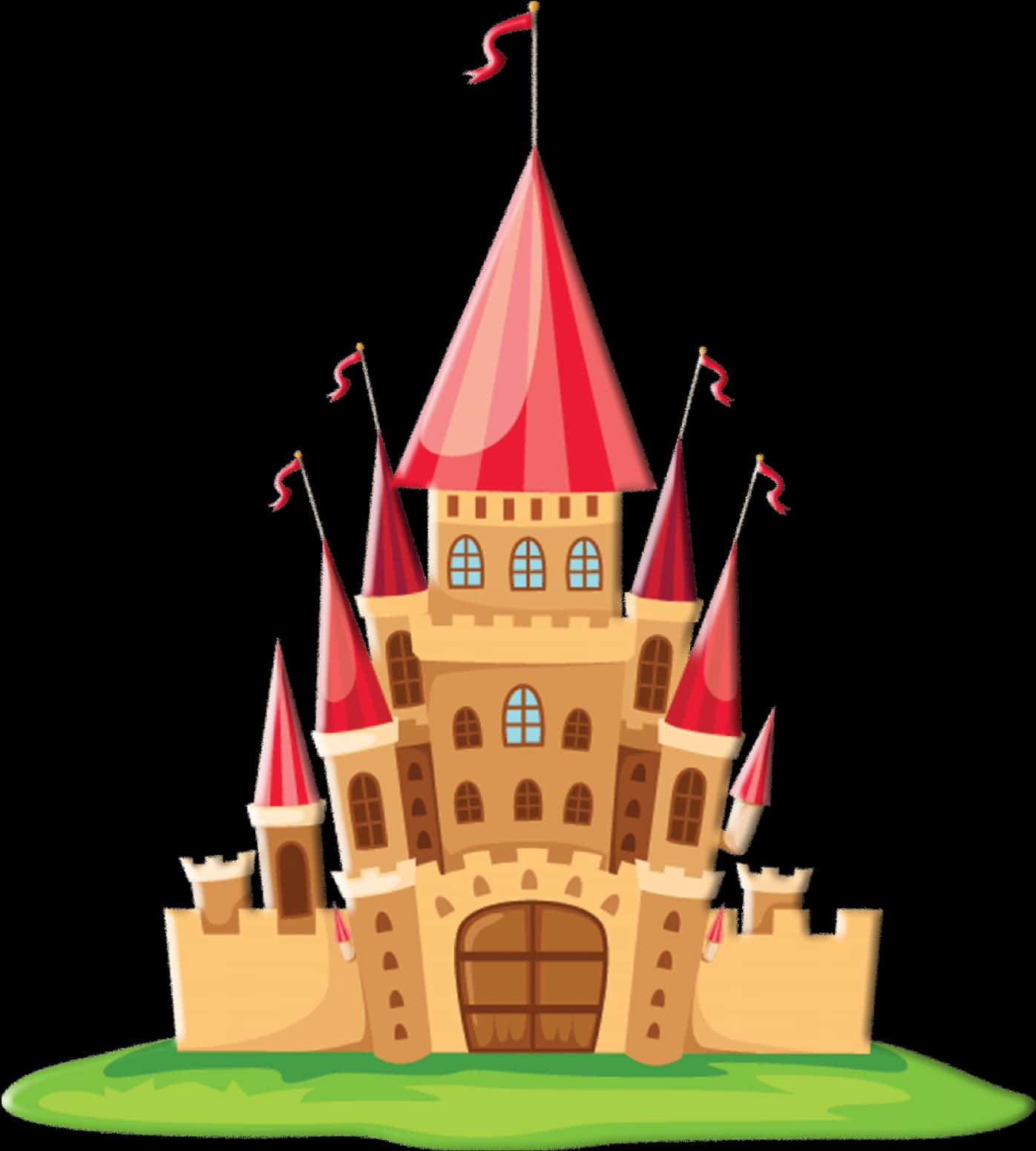 Fairytale Castle Illustration