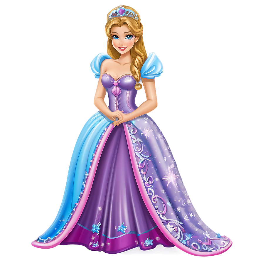 Fairytale Princess Dress Png Wpb