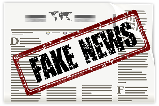 Fake News Stamp On Document PNG with transparent background