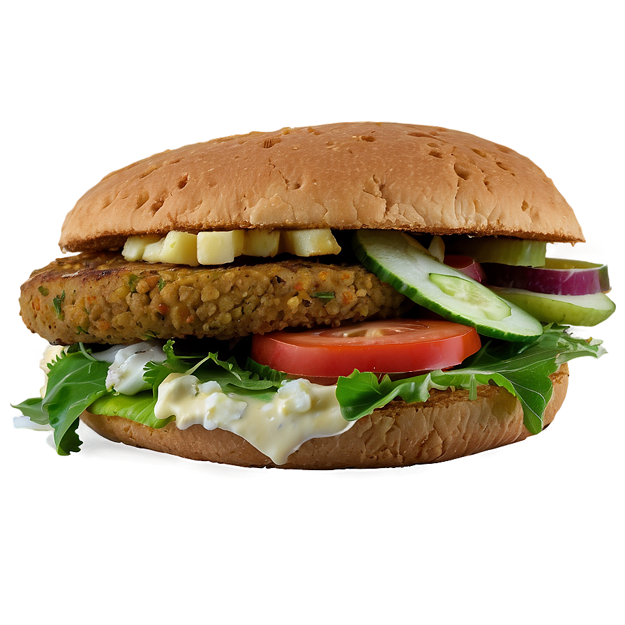 Falafel Burger Png 05042024