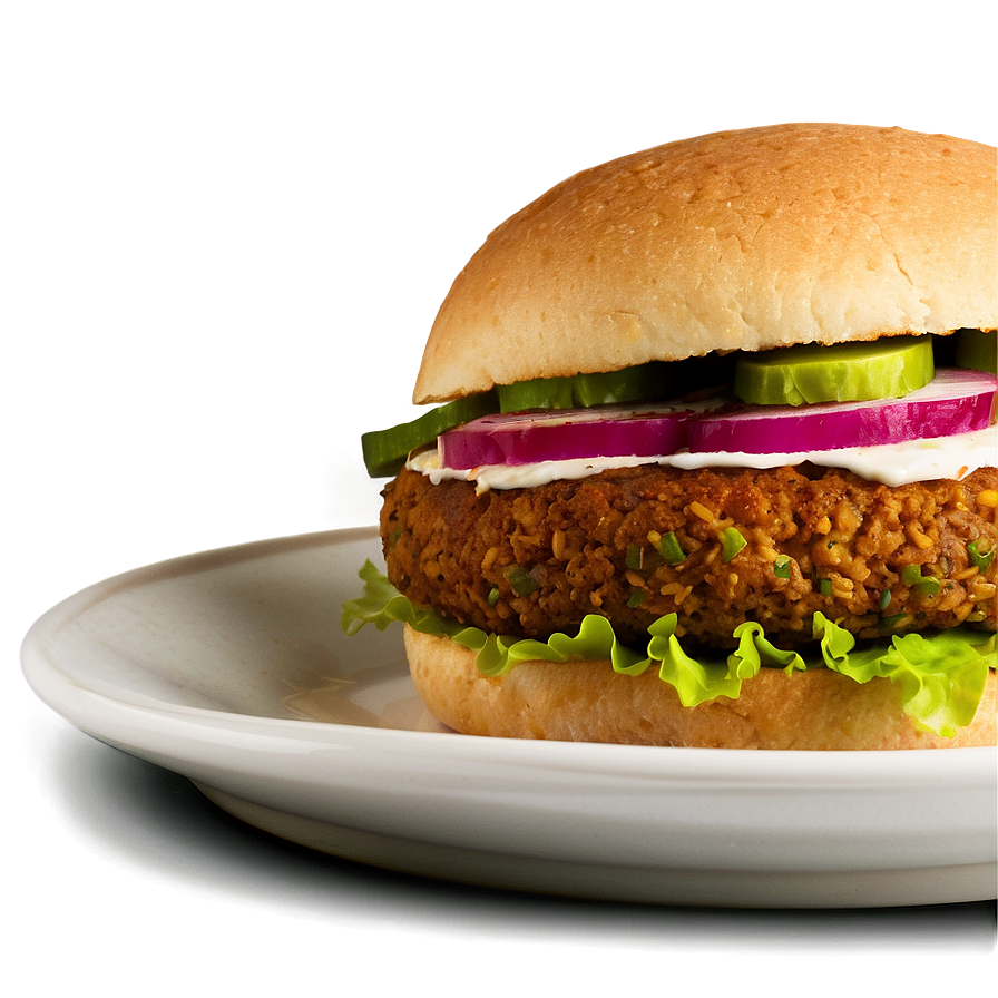 Falafel Burger Png 46