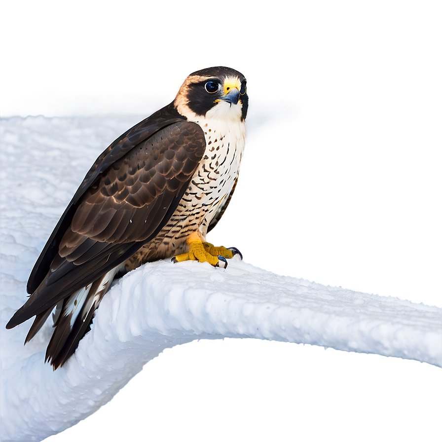 Falcon In Snow Png Wyy