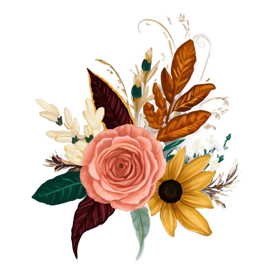 Fall Floral Magic Png 06272024