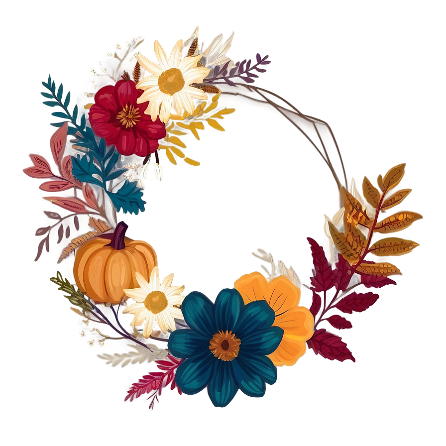 Fall Floral Magic Png Rxe66