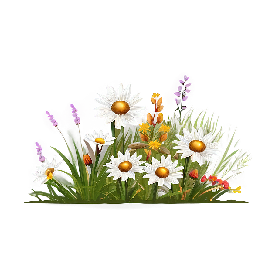 Fall Flower Meadow Png Aak