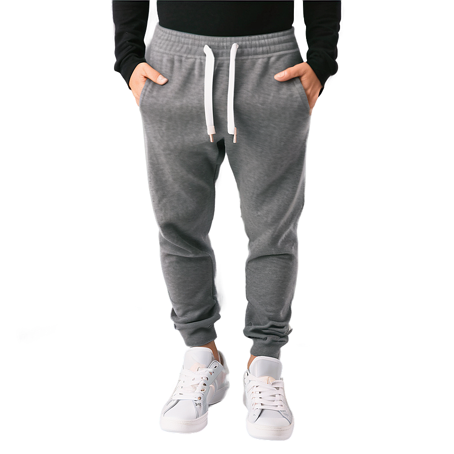 Fall Grey Sweatpants Png Mgu52