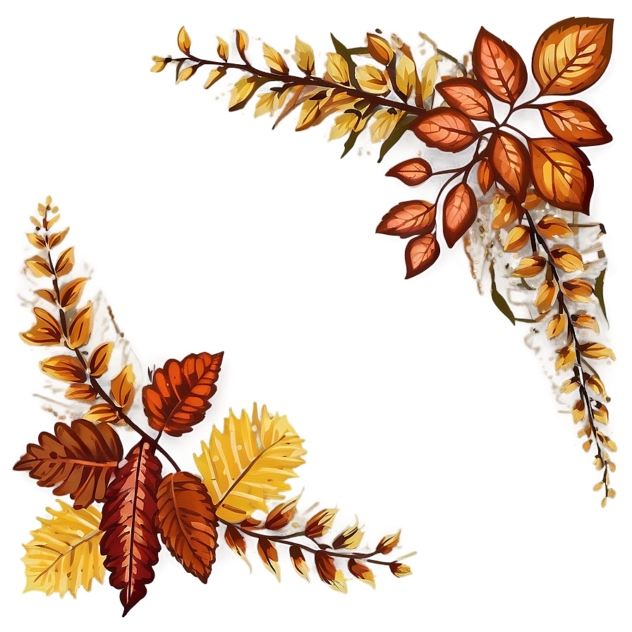 Fall Leaf Border Png Uvi77