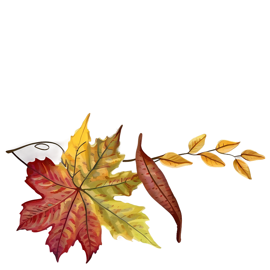 Fall Leaves Arrangement Png Cpb