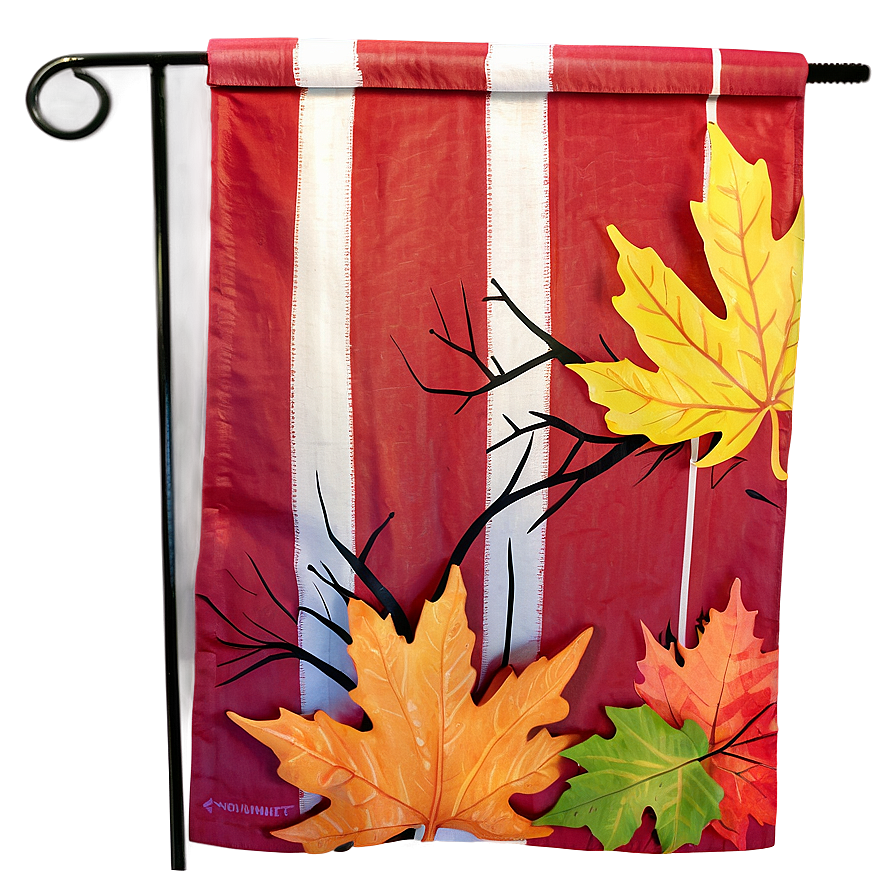 Fall Leaves Garden Flag Png 06292024