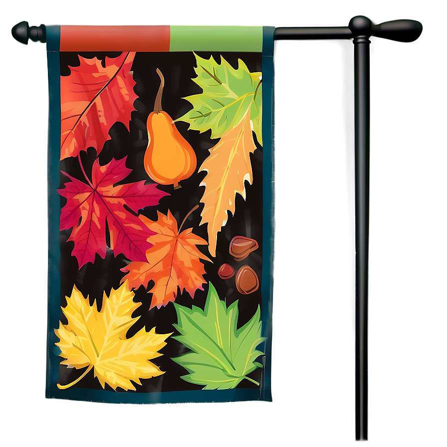 Fall Leaves Garden Flag Png 33