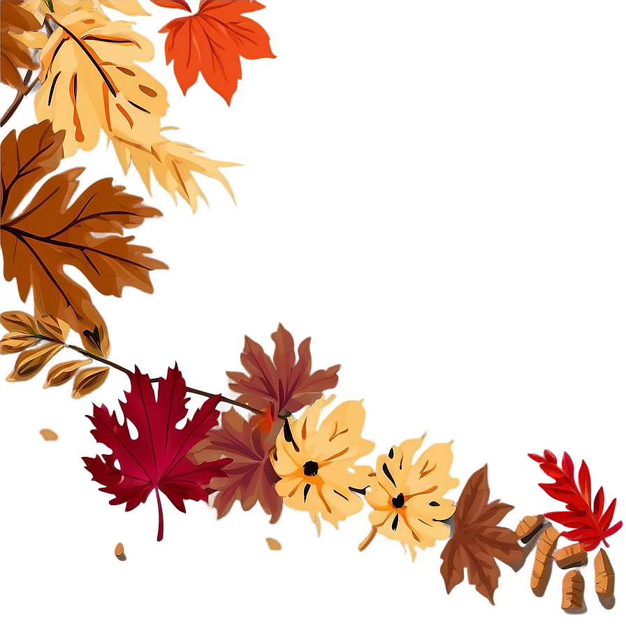 Fall Nature Flowers Png 91