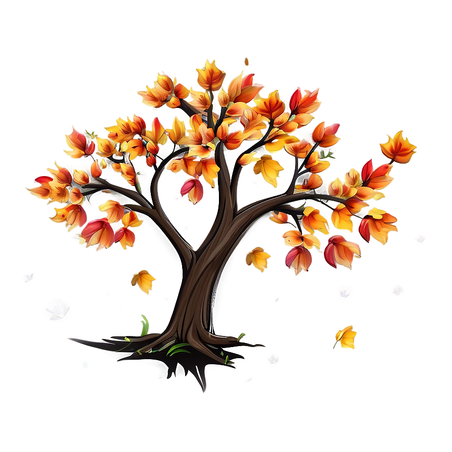 Fall Tree Artwork Png 72