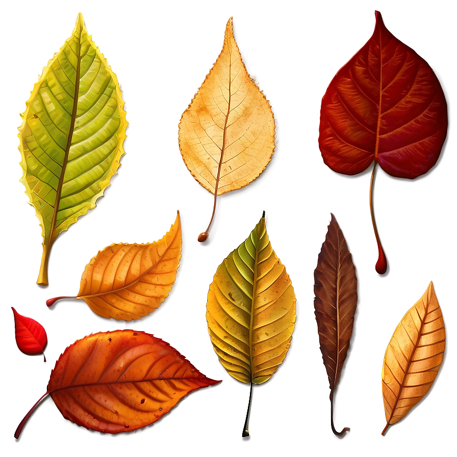 Fallen Leaves Clipart Collection Png 06292024