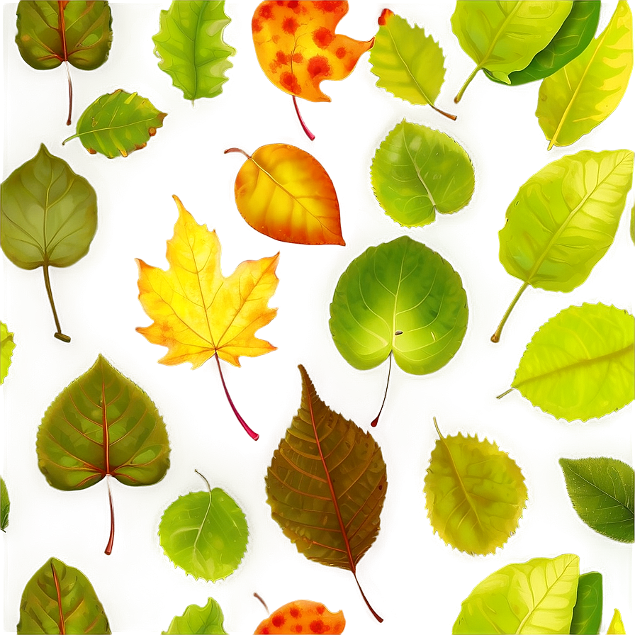 Fallen Leaves Natural Background Png Cqp12