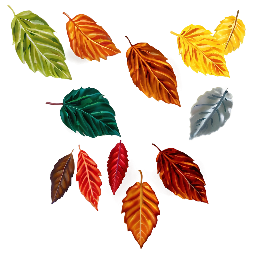 Falling Autumn Leaves Png Ohr