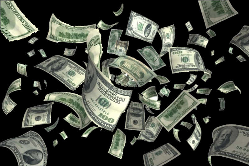 Falling Money Png File - Money Falling Gif Png, Transparent Png PNG with transparent background