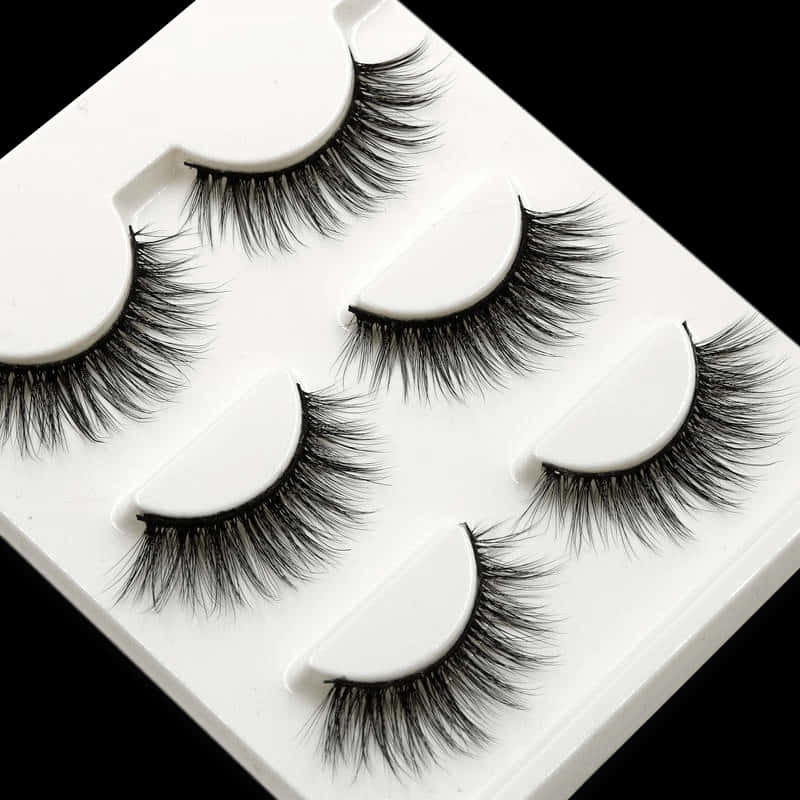 False Eyelashes Seton White