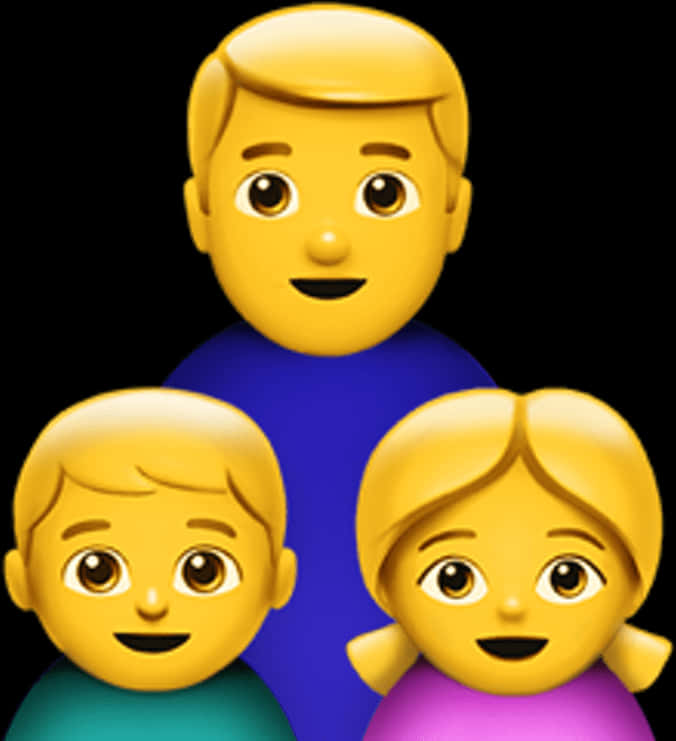 Family_ Emoji_ Father_and_ Children